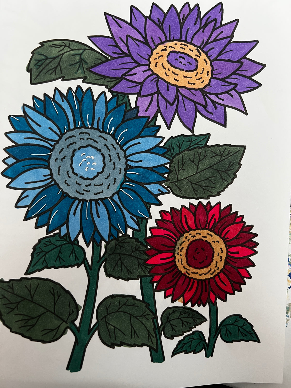 Petals of Positivity Signature Size Coloring Book