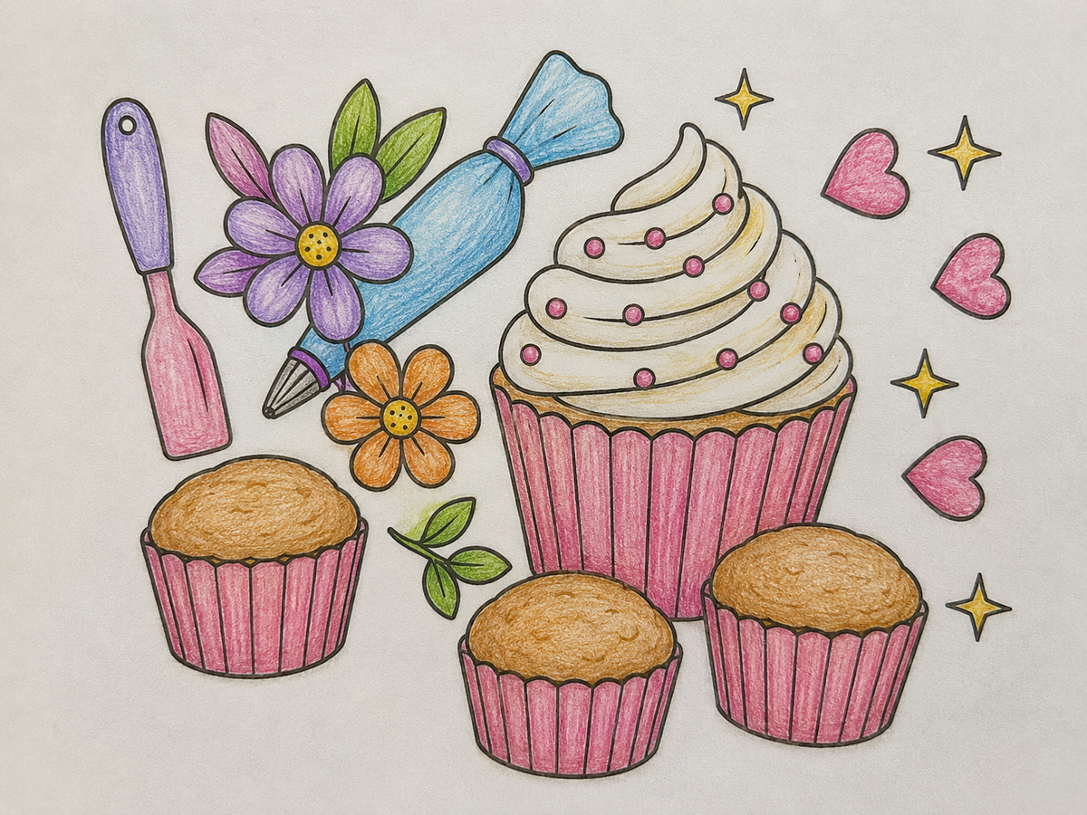 Baking Bliss Signature Size Coloring Book