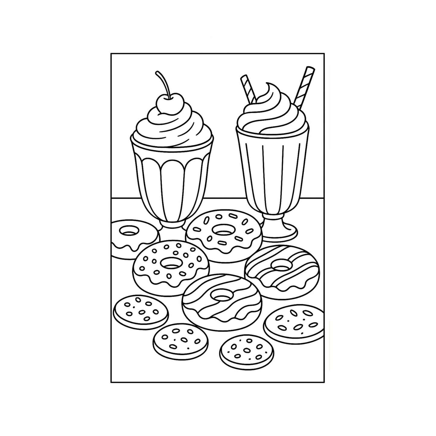 Baking Bliss- A Happy Little Coloring Book