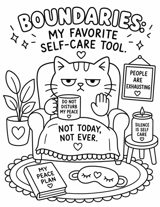 Boundaries are Self Care Printable