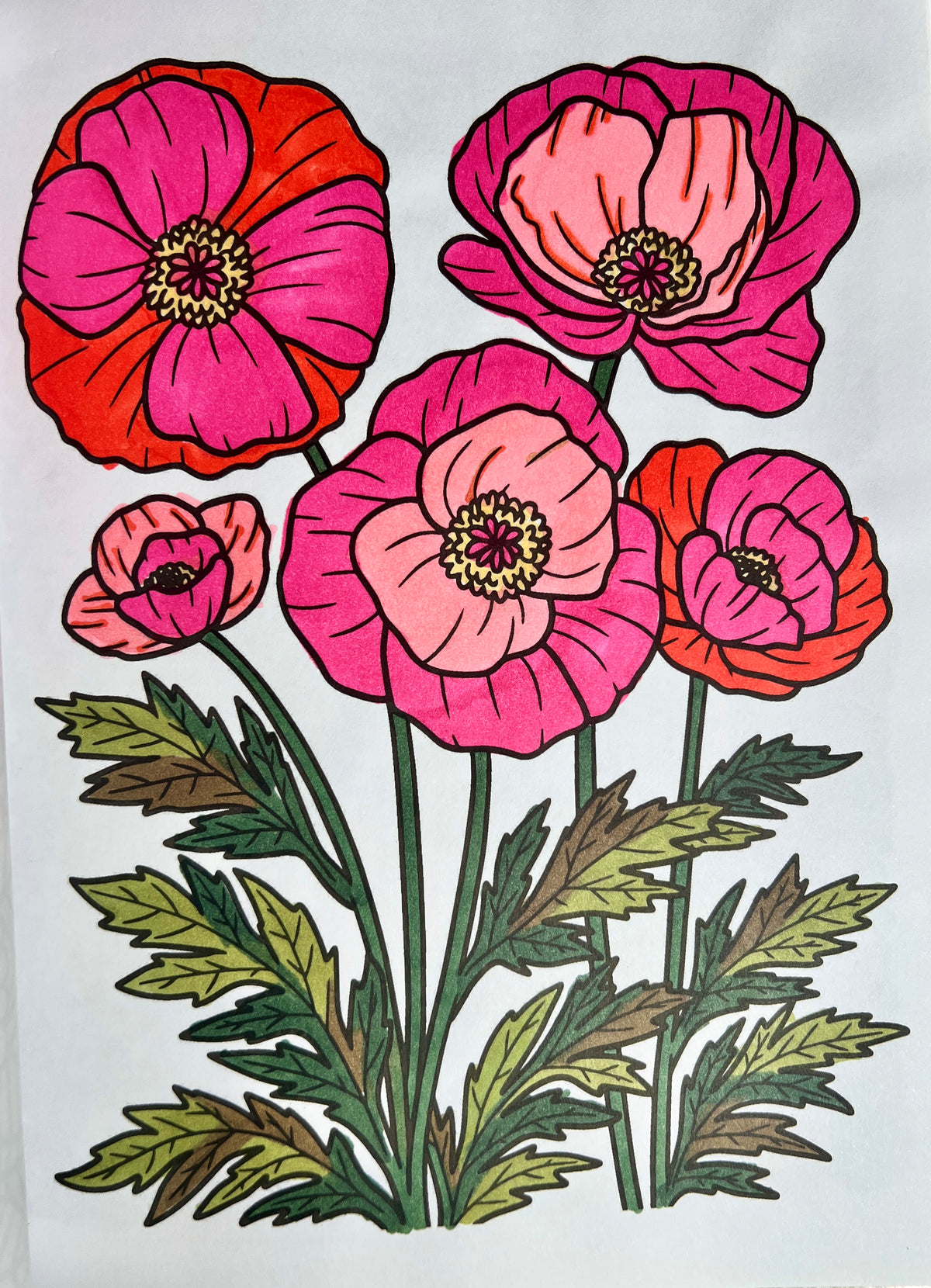 Petals of Positivity Signature Size Coloring Book