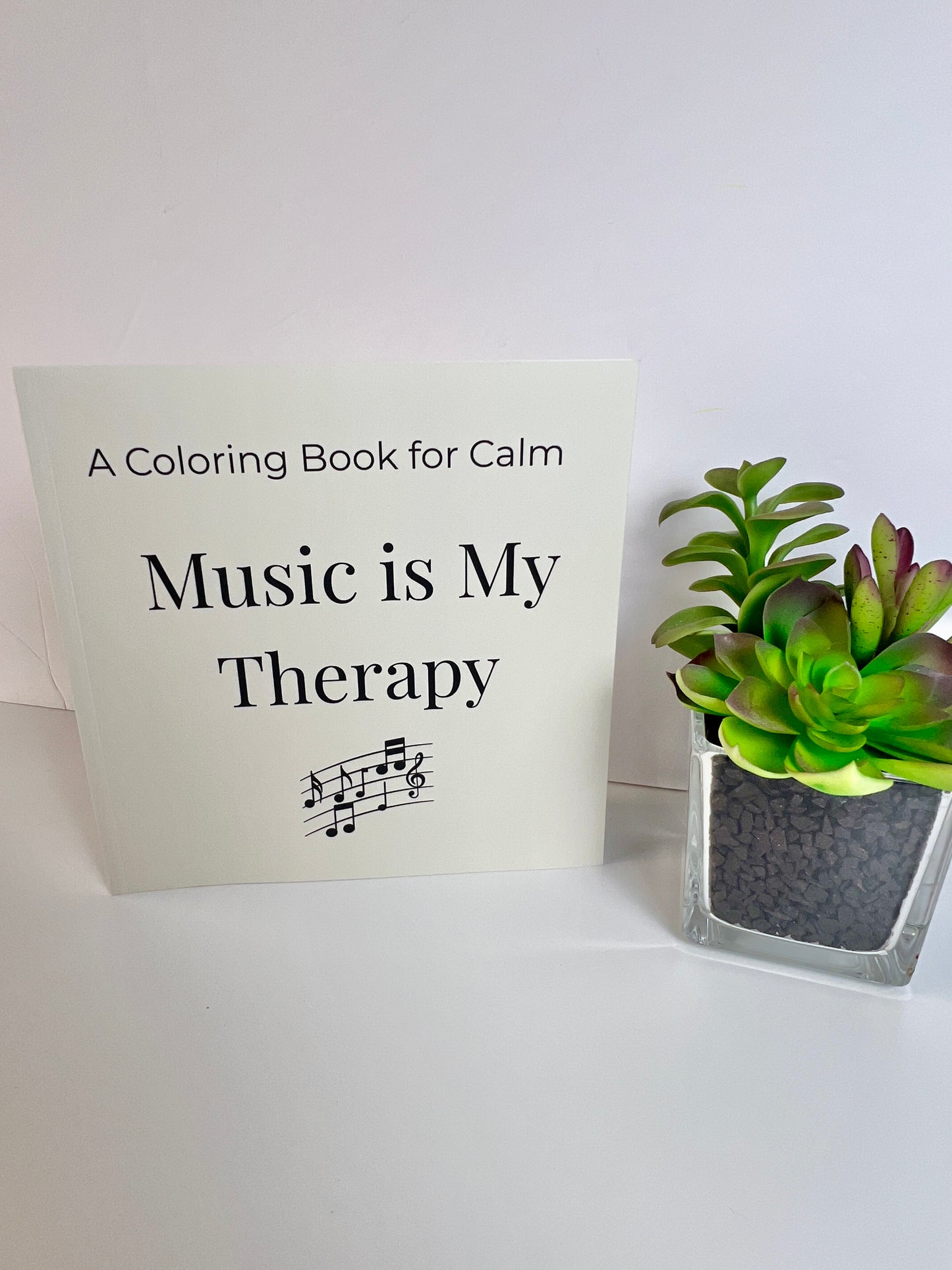 Music is My Therapy- Happy Little Coloring Book
