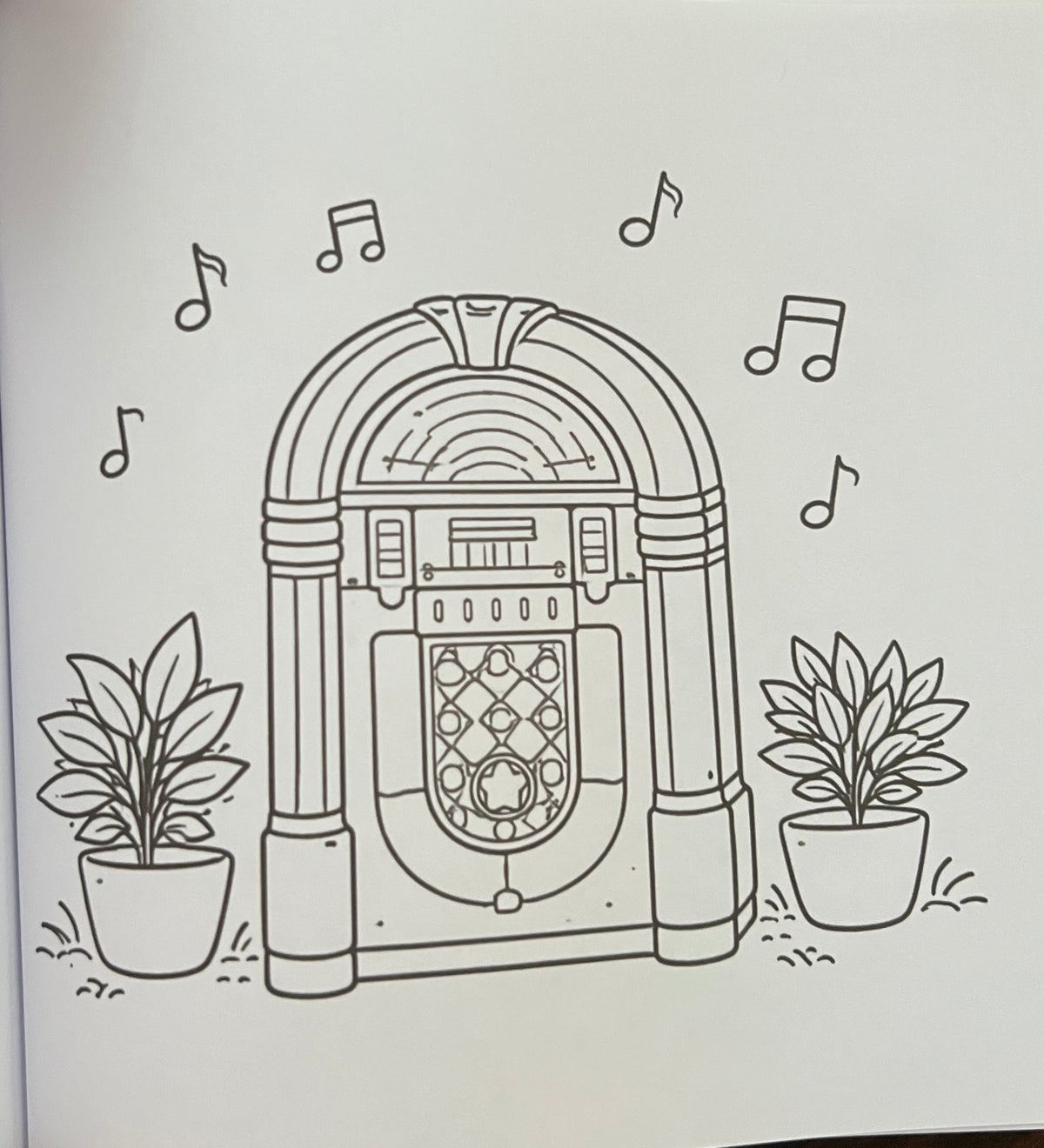 Music is My Therapy- Happy Little Coloring Book