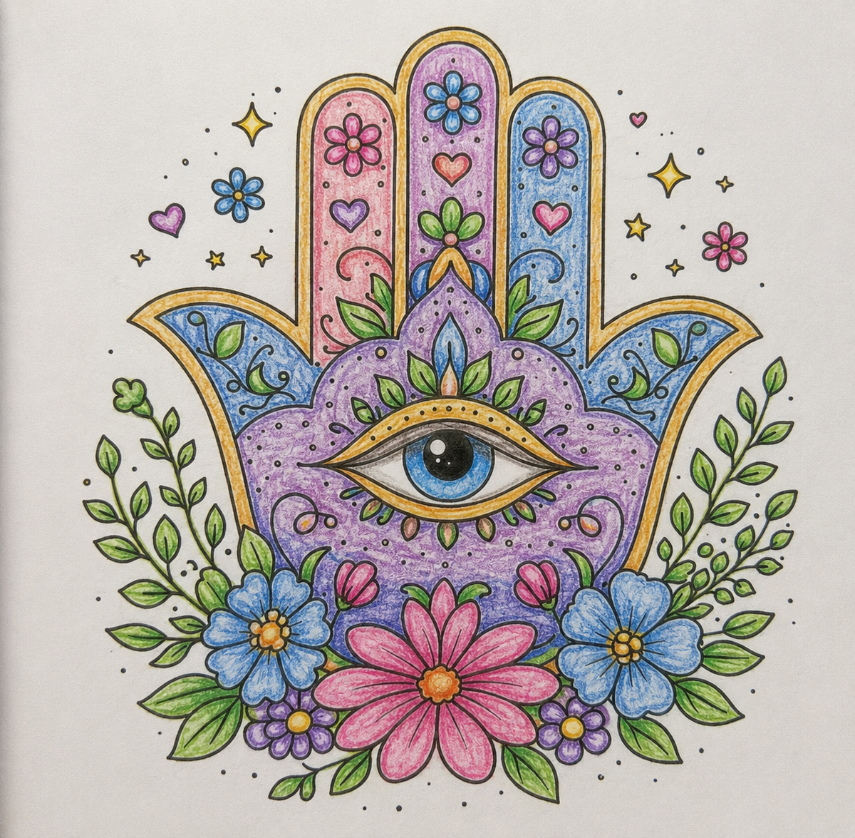 Breathe & Be- A Happy Little Coloring Book