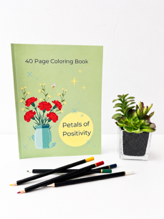 Petals of Positivity Signature Size Coloring Book