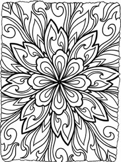 Petals of Positivity Signature Size Coloring Book