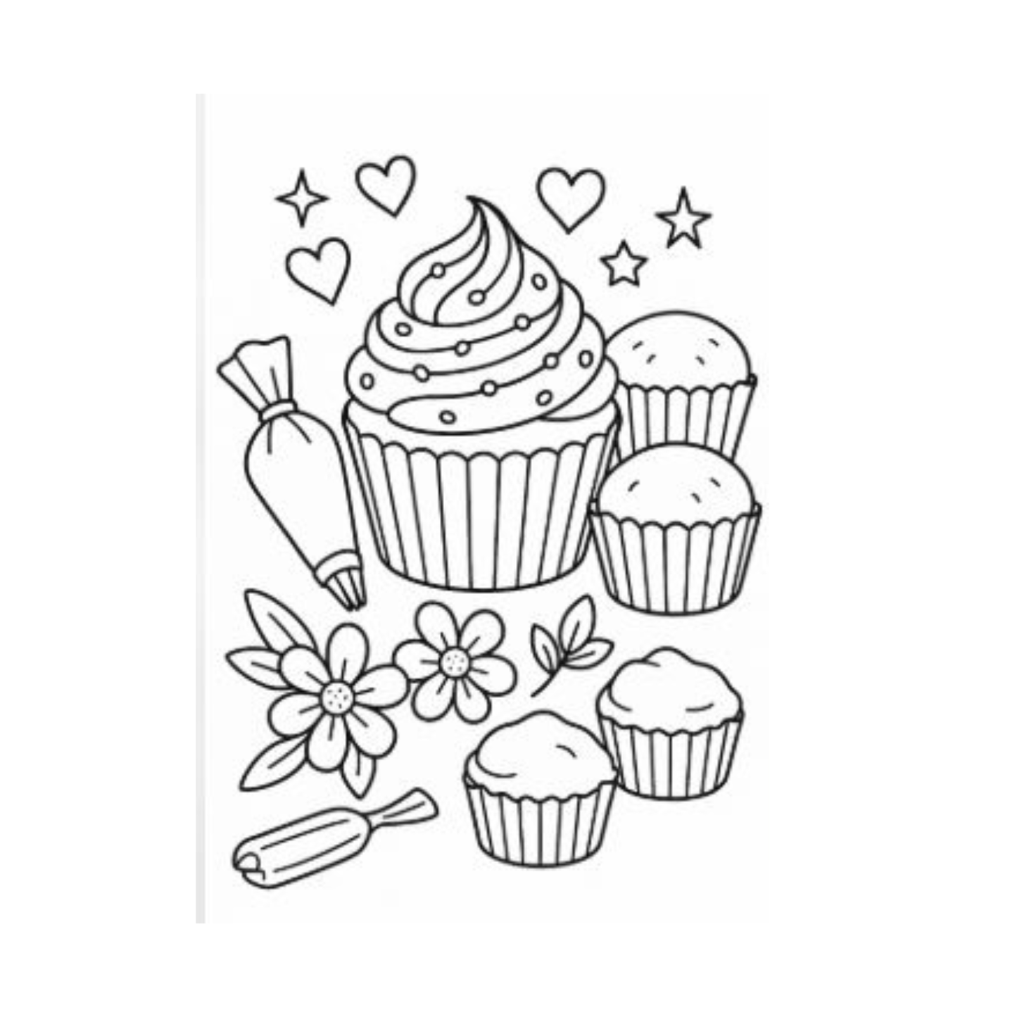 Baking Bliss- A Happy Little Coloring Book