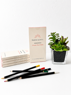 12 Piece Colored Pencil Set